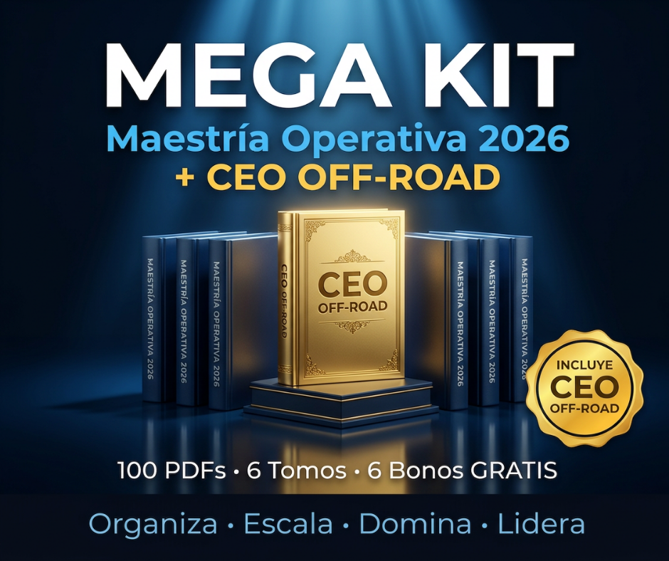MEGA KIT MAESTRIA OPERATIVA 2026 + OFF-ROAD CEO: El Protocolo de Desconexión Total